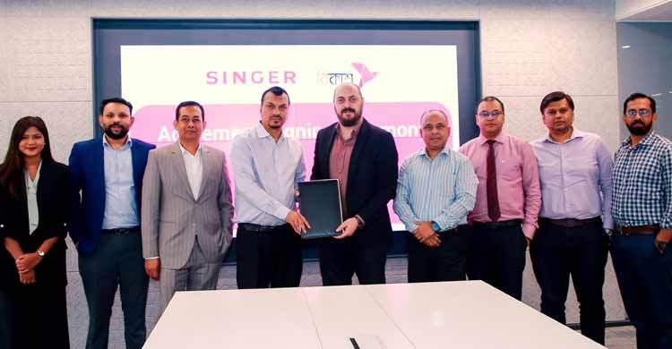 Singer to use bKash’s B2B solution for cash collection
