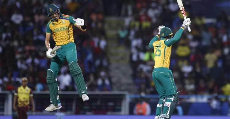 South Africa edge past West Indies to reach semis