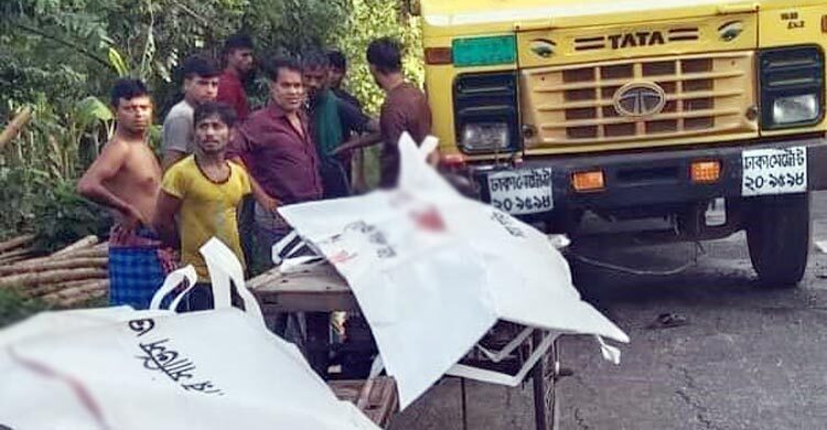 Two killed as truck hits van in Barishal