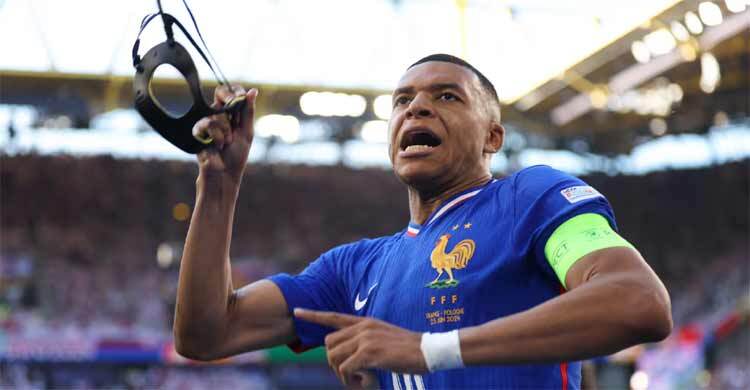 Mbappe scores but France held to 1-1 draw by Poland