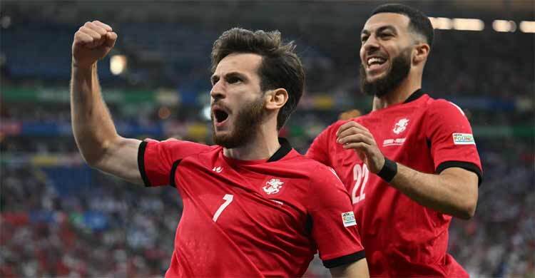 Newcomers Georgia stage historic Euro shock by beating Portugal 2-0
