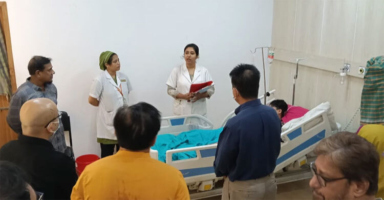 Chief Adviser's special assistants visit injured BUET student