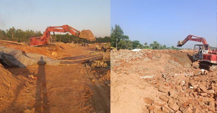 লক্ষ্মীপুরে অবৈধ ২৯টি ইটভাটায় অভিযান