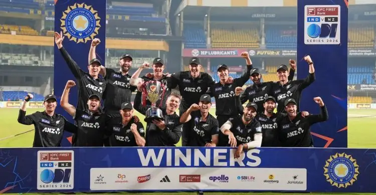 ভারতের মাটিতে প্রথমবার ওয়ানডে সিরিজ জিতলো নিউজিল্যান্ড