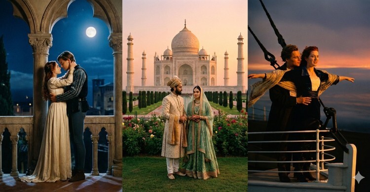 রোমিও-জুলিয়েট থেকে শাহজাহান-মমতাজ, ইতিহাসের করুণ ভালোবাসা