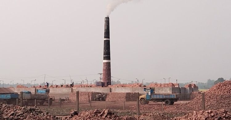 ৩০ বর্গ কিলোমিটারে ৩৬ ইটভাটা