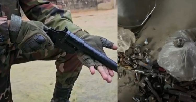 অস্ত্র তৈরির কারখানায় অভিযান, আগ্নেয়াস্ত্র-বিপুল সরঞ্জামসহ আটক ১