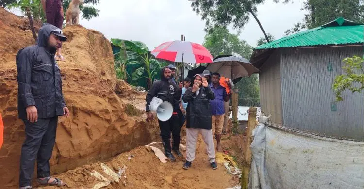 ঝুঁকিপূর্ণ পাহাড়ে বসবাসকারীদের সরাতে মাঠে নেমেছে প্রশাসন