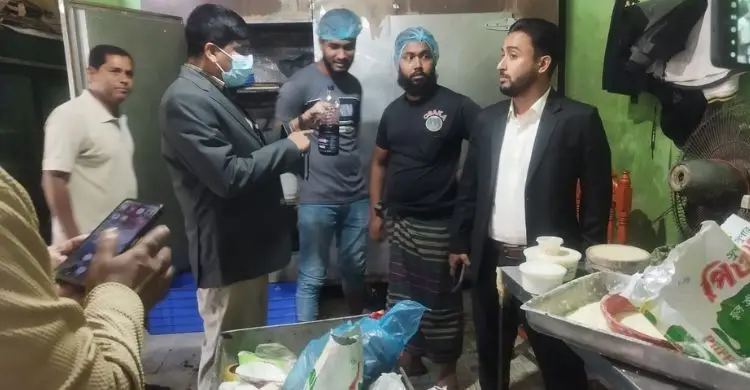 অস্বাস্থ্যকর পরিবেশে খাদ্য উৎপাদন, বেকারিকে ৮০ হাজার টাকা জরিমানা