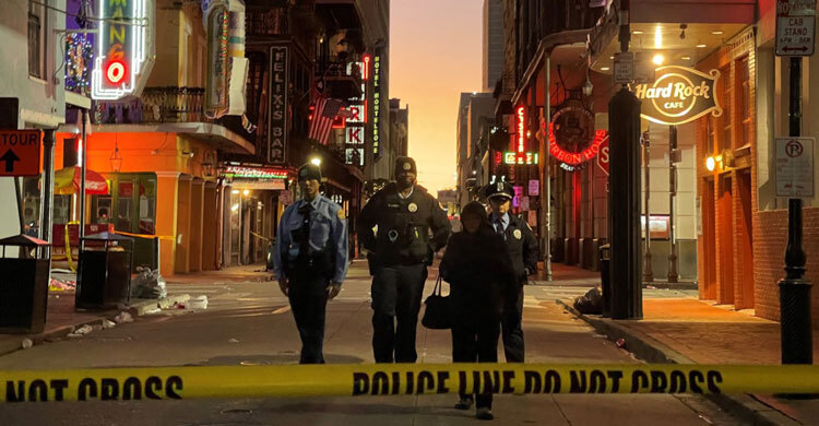 10 die as man ploughs truck through New Year crowd