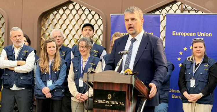 অংশগ্রহণমূলক ও গ্রহণযোগ্য নির্বাচন প্রত্যাশা ইইউ পর্যবেক্ষক দলের