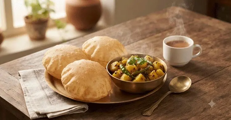 রেস্তোরাঁর মতো পুরি বানাবেন যেভাবে