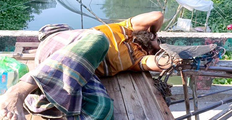 ঋণের টাকায় কেনা ভ্যান চুরি, কেঁদেই চলেছেন হাফিজ শেখ
