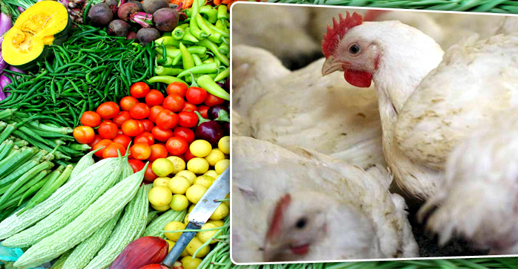 Prices of veg, chicken drop in Dhaka markets; eggs stable