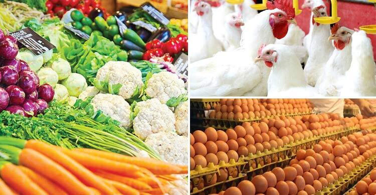 Vegetable prices down Tk 20–30 per kg; eggs, chicken fall too