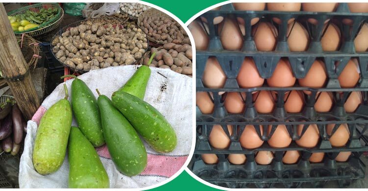 রংপুরে কমছে সবজির দাম, বেড়েছে ডিমের