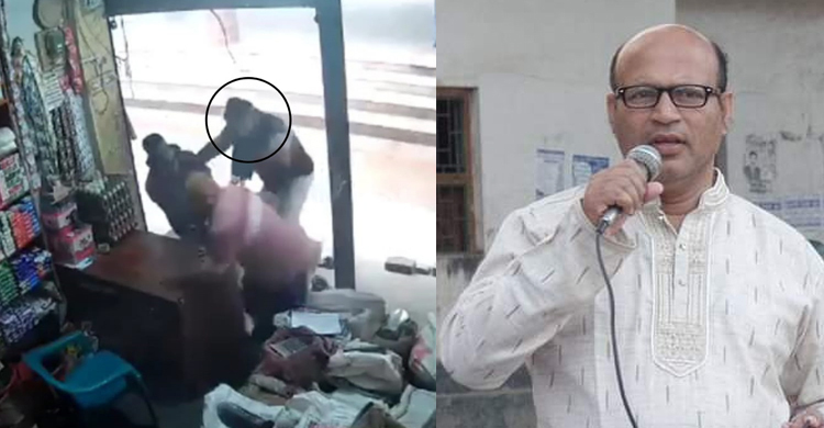 বঙ্গবন্ধুর ভাস্কর্যে ধানের বস্তা, দোকানিকে মারধরের ভিডিও ভাইরাল