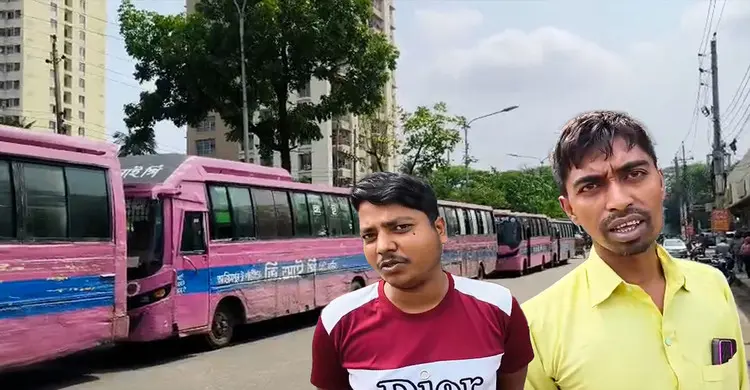 গাড়ি আছে, চালক আছে, চলছে না বাস ডিজেল সংকটে বিপর্যয়