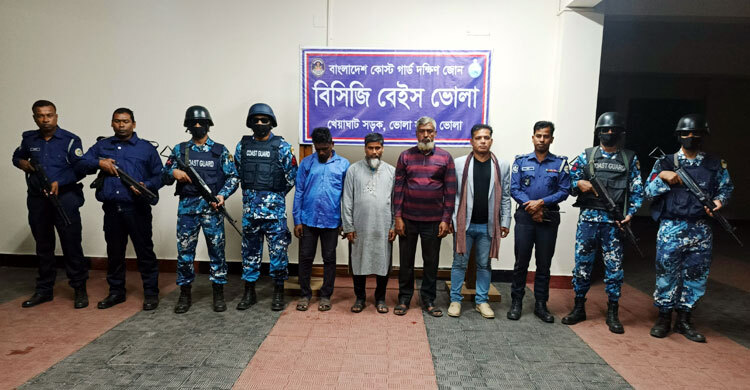 ভোলায় আওয়ামী লী‌গ-ছাত্রলীগের ৬ নেতাকর্মী আটক