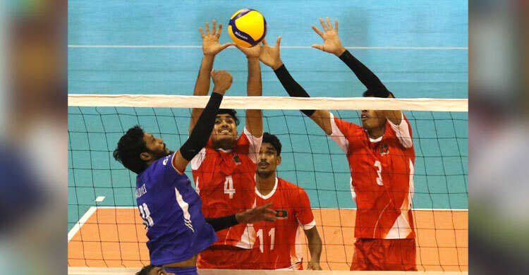 আন্তর্জাতিক ভলিবল: মালদ্বীপকে উড়িয়ে শুরু বাংলাদেশের