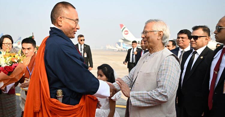 ঢাকায় ভুটানের প্রধানমন্ত্রী শেরিং তোবগে