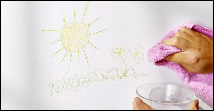 দেয়ালের আঁকিবুঁকি ও দাগছোপ দূর করার সহজ উপায়