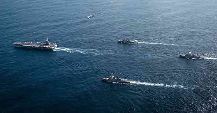 মধ্যপ্রাচ্যে আরও একটি বিমানবাহী রণতরী পাঠাচ্ছে যুক্তরাষ্ট্র
