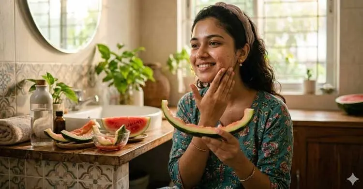 রূপচর্চায় দারুণ তরমুজের খোসা