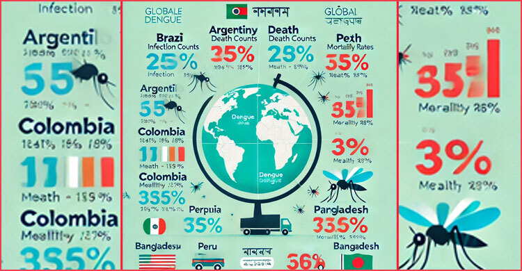Dengue: Brazil leads in cases, Bangladesh tops in mortality