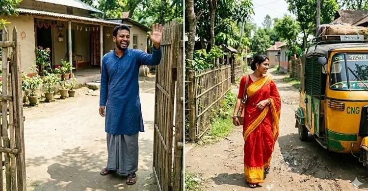 স্ত্রী বাবার বাড়ি গেলে পুরুষদের মনে কী চলে?