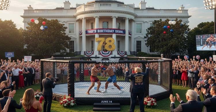 ট্রাম্পের জন্মদিনে হোয়াইট হাউজে হবে ইউএফসি লড়াই