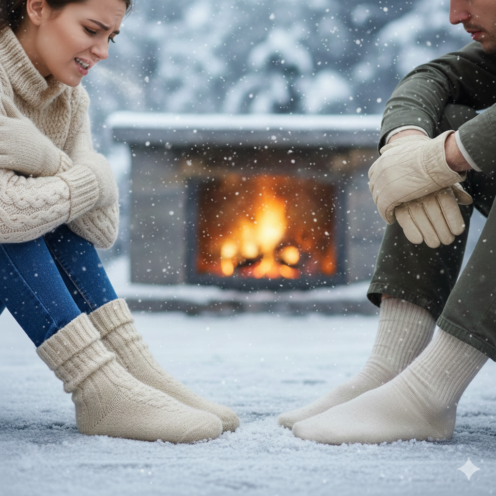 শীতে নারীদের হাত-পা কেন পুরুষের তুলনায় বেশি ঠান্ডা হয়?