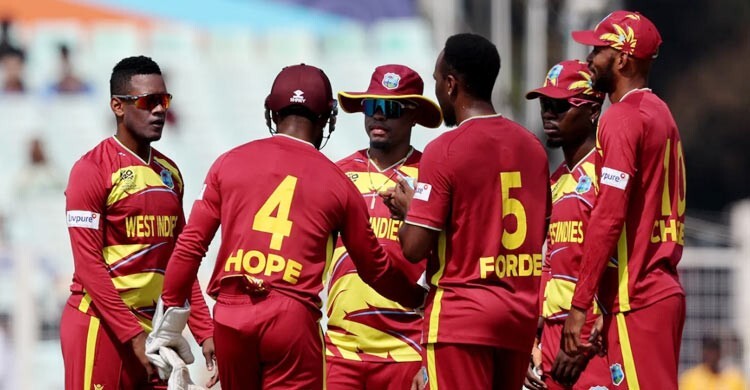 টানা চার জয়ে অপরাজিত থেকে সুপার এইটে ওয়েস্ট ইন্ডিজ