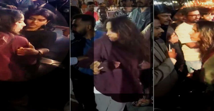 মদ্যপ অবস্থায় বেঙ্গালুরুতে দুই নারীর বিশৃঙ্খলা, ধরে নিয়ে গেলো পুলিশ