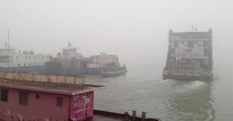 পাটুরিয়া-দৌলতদিয়া নৌরুটে ৭ ঘণ্টা পর ফেরি চলাচল স্বাভাবিক