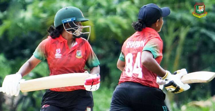 অনূর্ধ্ব-১৫ বালকদের বিপক্ষে ৪৯ রানে অলআউট নারী দল