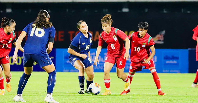 দুই বছর পর বাংলাদেশের জালে ৫ গোল, থাইল্যান্ডের কাছে বড় হার