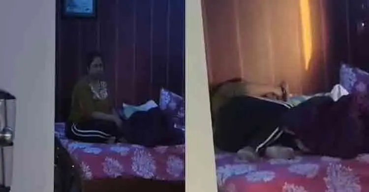 মেঝেতে স্বামীর রক্তাক্ত মরদেহ-ছুরিকাহত ছেলে, বিছানায় মোবাইলে ব্যস্ত মা