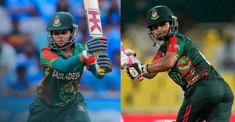 বাংলাদেশকে জিতিয়ে র‍্যাঙ্কিংয়ে লাফ শারমিন-সোবহানার