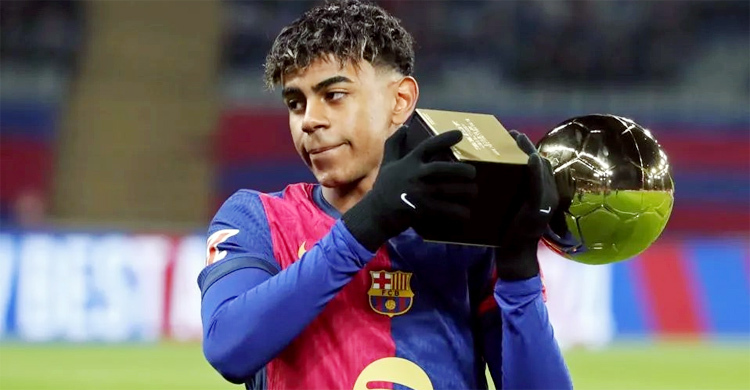 ইয়ামালের সঙ্গে ৬ বছরের চুক্তি করতে যাচ্ছে বার্সা