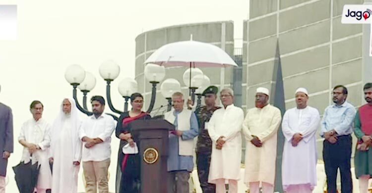 জুলাই ঘোষণাপত্র অনুষ্ঠানে নাহিদ ইসলাম