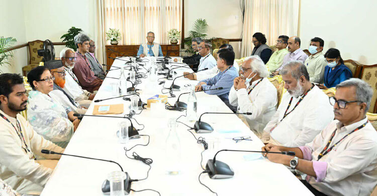 Yunus for visible unity against fascism among political parties