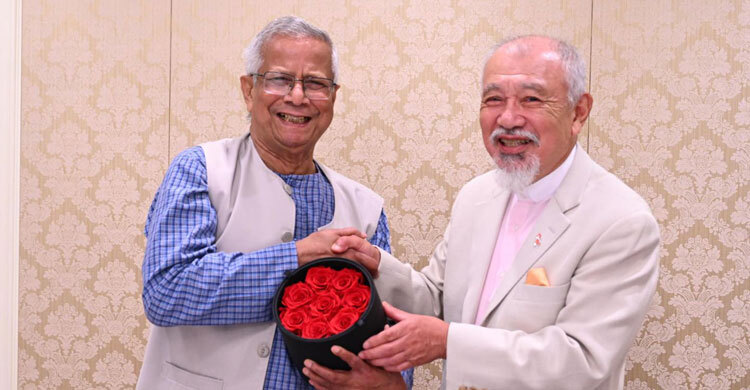 Yunus seeks Nippon Foundation's support to resolve Rohingya crisis