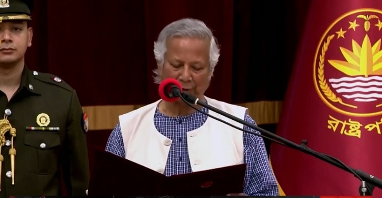 Interim govt swears in