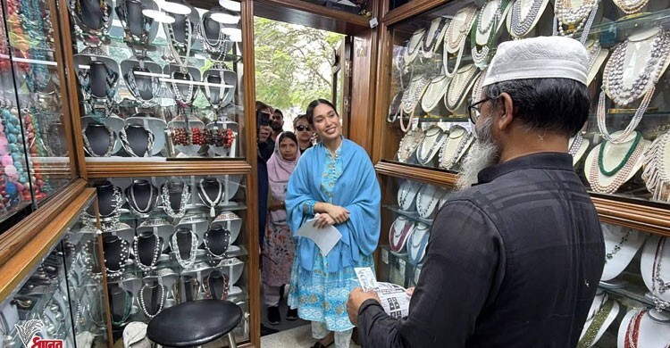 তারেক রহমানের পক্ষে গণসংযোগে জাইমা রহমান