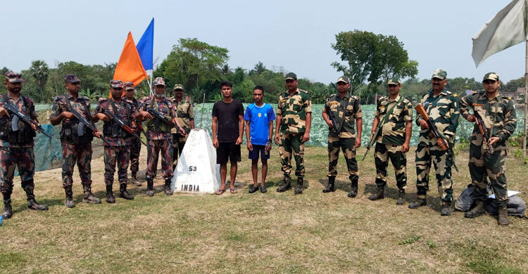 ঝিনাইদহ সীমান্তে আটক ২ বাংলাদেশিকে ফেরত দিলো বিএসএফ