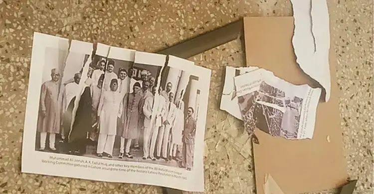 জিন্নাহর ছবি ছেঁড়ার ঘটনায় তৈয়ব হাবিলদারকে ‘গণ্ডমূর্খ’ বললেন জুমা