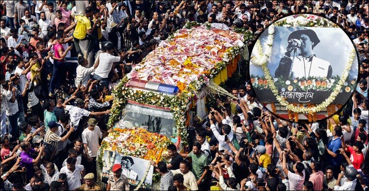 জুবিনকে এক পলক দেখতে রাস্তায় জনসমুদ্র, কাঁদছেন ভক্তরা