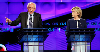 Clinton attacks Sanders on gun laws