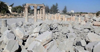 UN confirms Palmyra temple destroyed